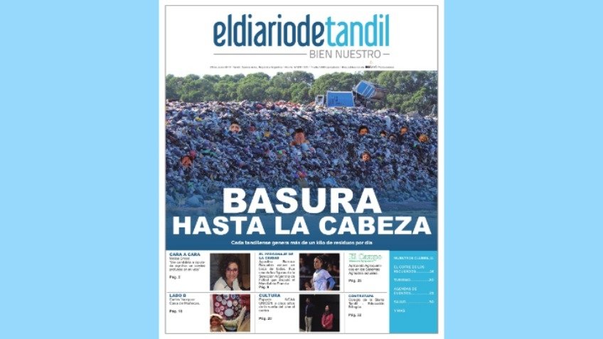 "Basura hasta la cabeza", la tapa de nuestra Edición Papel